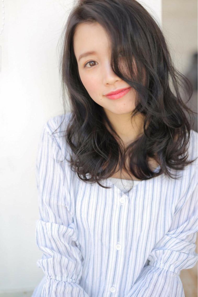 セミロング 小川 海のヘアスタイル