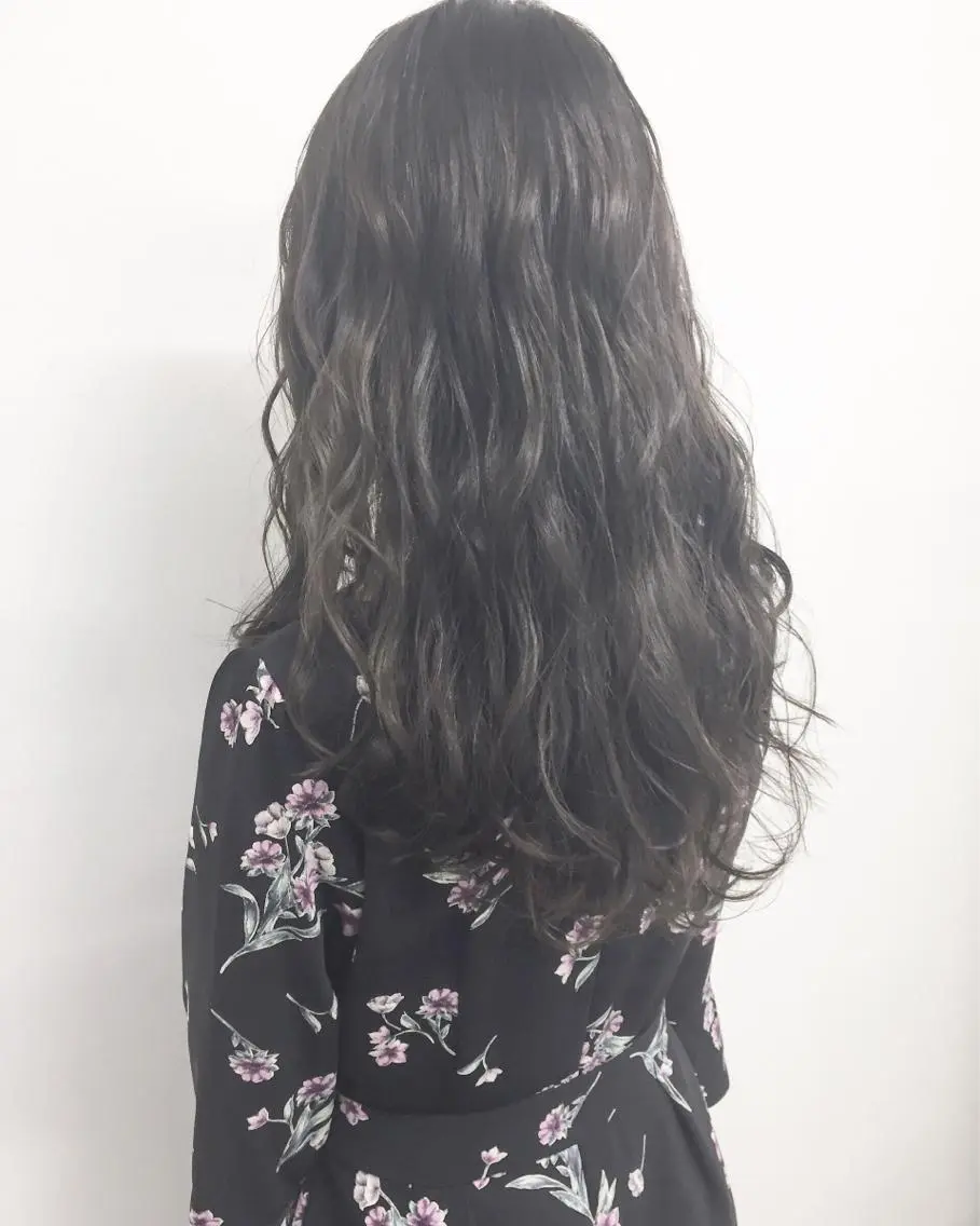 ロング カラー カット ヘアカラー 肌に馴染むカラー 梅田・増田のヘアスタイル
