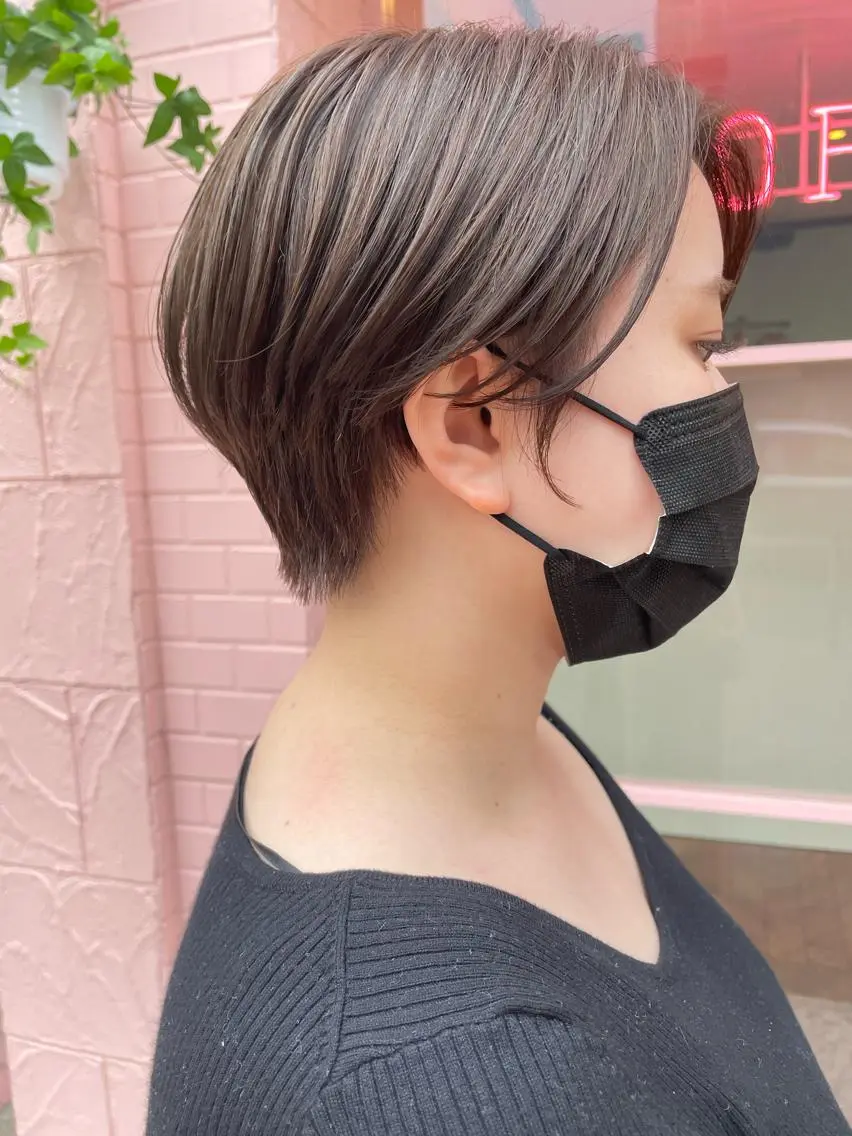 ショート 丸みショート ショートヘア Ebihara Satomiのヘアスタイル