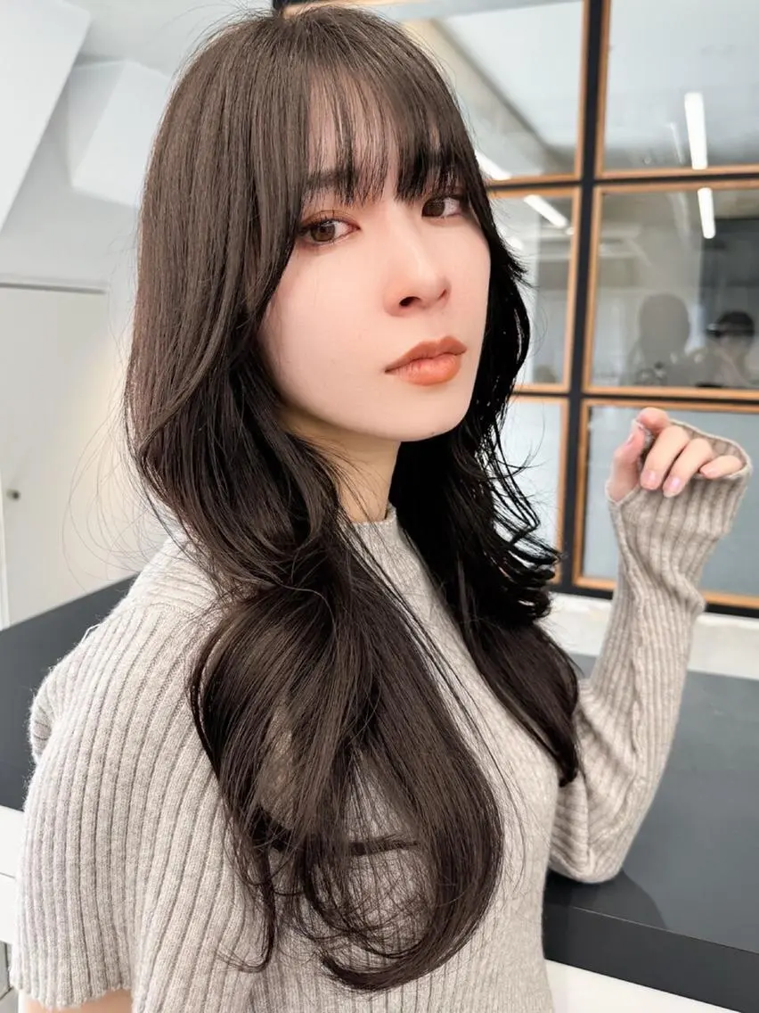 ロング 渋谷ハイトーン/ 髪質改善/梨緒💜のヘアスタイル