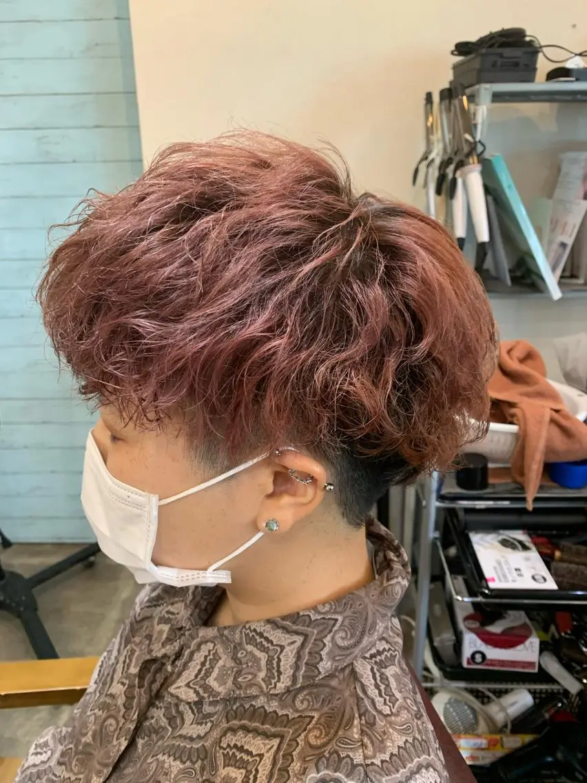 ショート カット ヘアカラー パーマ メンズパーマ 髪質改善☆有馬のヘアスタイル