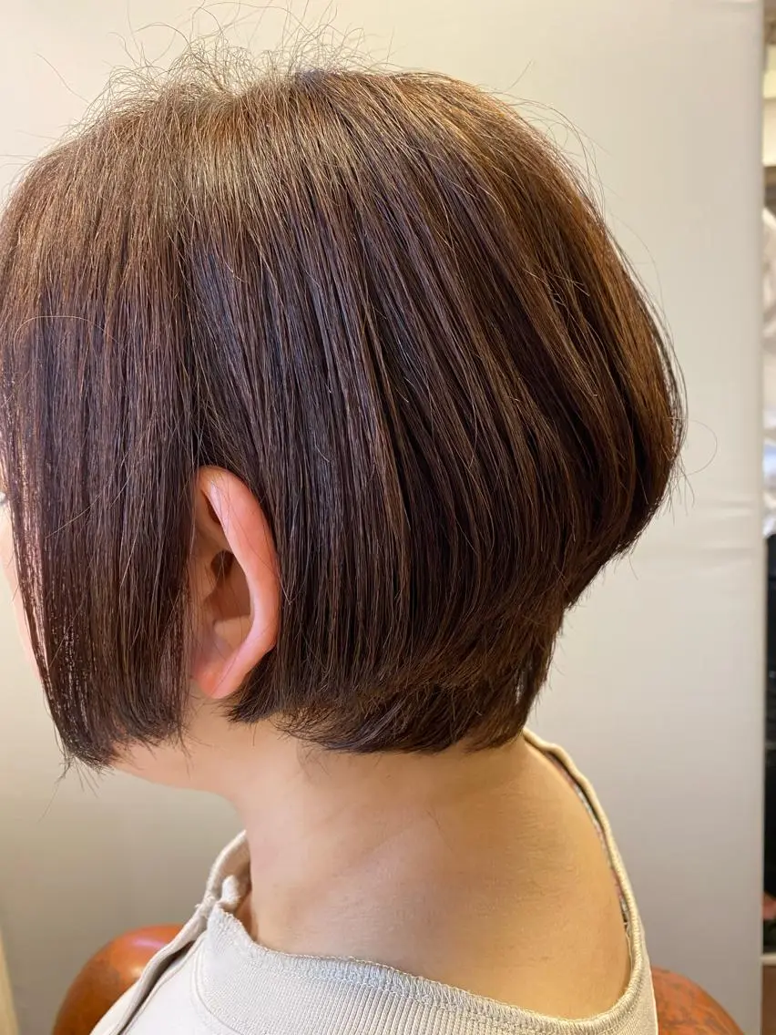 ショート カラー カット ヘアカラー liL hair サトウリョウタのヘアスタイル