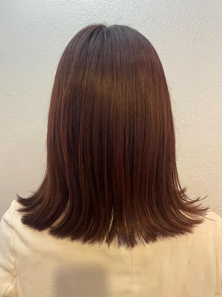 ミディアム カラー カット ヘアカラー トリートメント 英語ok sohee ソヒ 305号室のヘアスタイル
