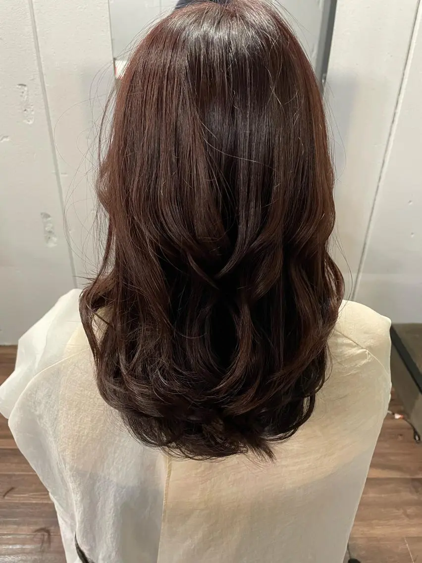 セミロング カット ヘアカラー トリートメント ✨terra✨佐伯 晋吾のヘアスタイル