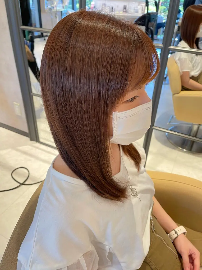 ミディアム 🫧美髪縮毛矯正 🫧SEKIのヘアスタイル