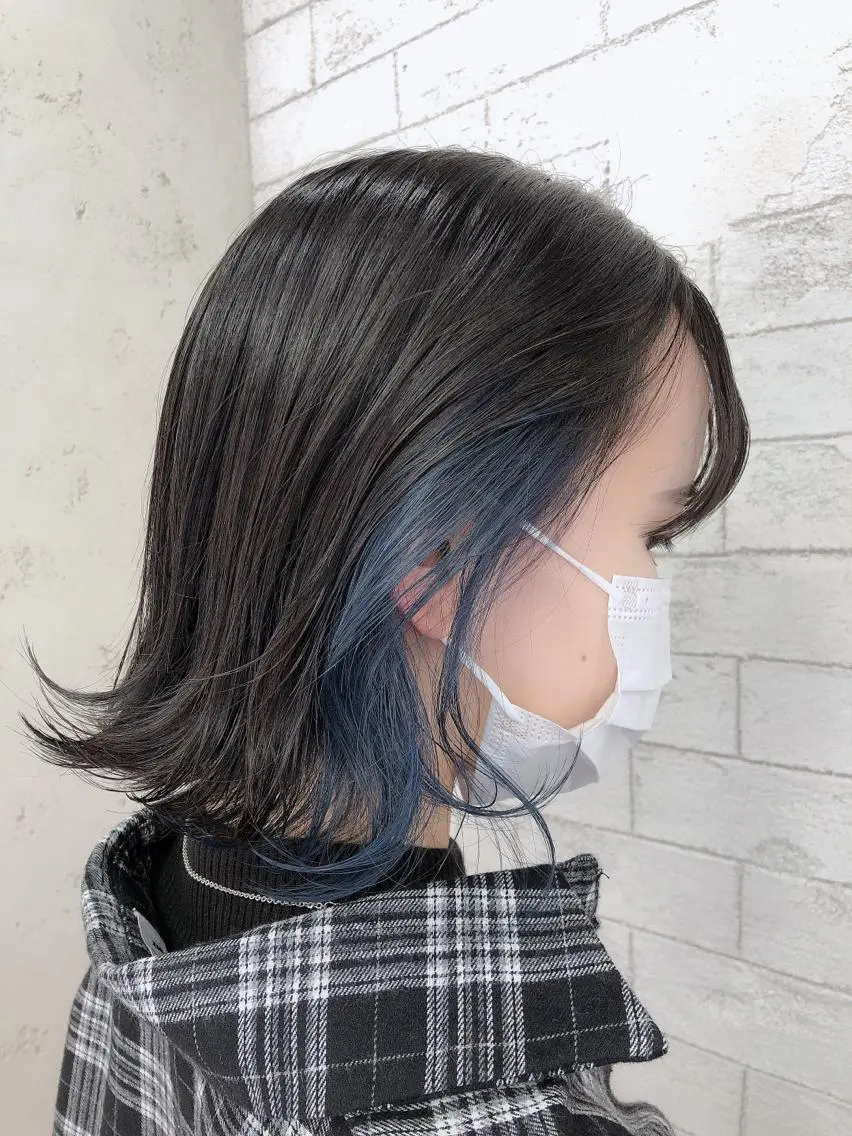 ミディアム カラー カット ヘアカラー トリートメント ヘッドスパ ヘアセット ️韓国ヘア/レイヤー カットYūka❤️のヘアスタイル