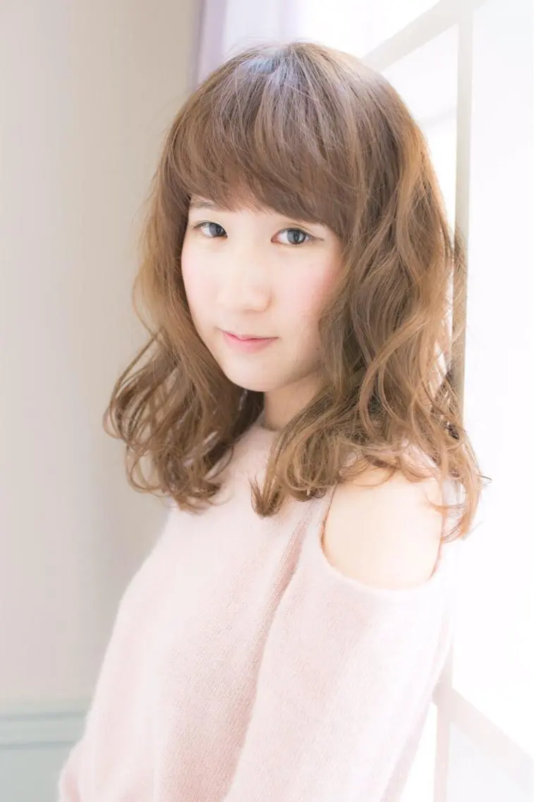 セミロング 中村 瑛秀のヘアスタイル