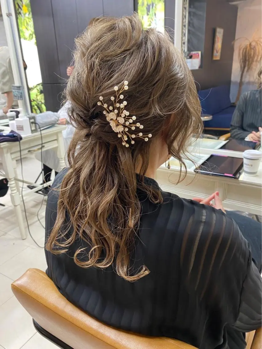 セミロング ヘアアレンジ 🫧🎀KANA🎀 🫧のヘアスタイル