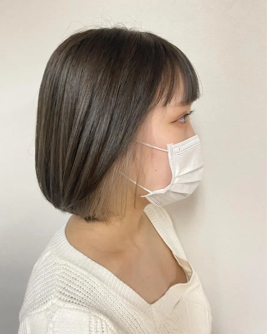 ショート カラー カット ヘアカラー トリートメント 英語ok sohee ソヒ 305号室のヘアスタイル
