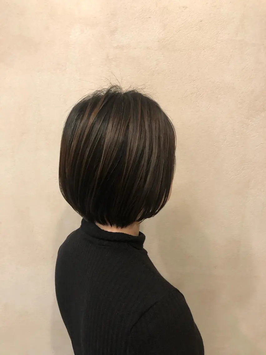 ミディアム 岡 大斗のヘアスタイル