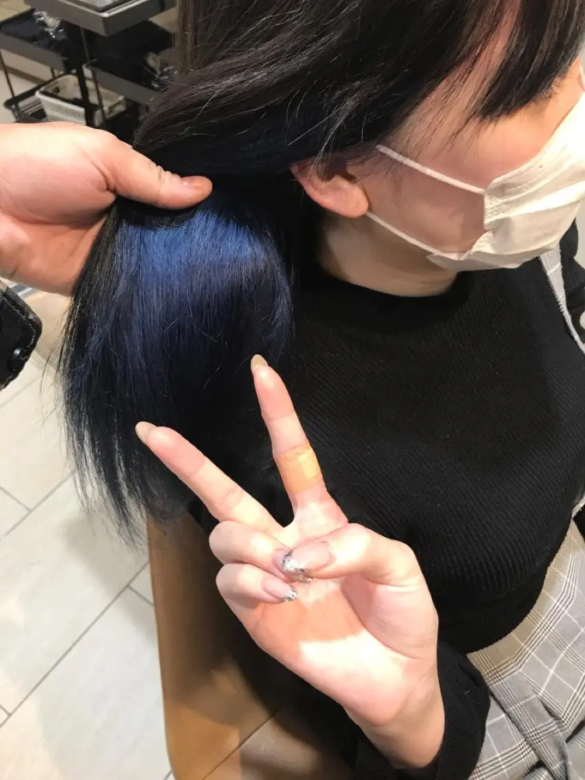 ロング 坂本 優輝のヘアスタイル
