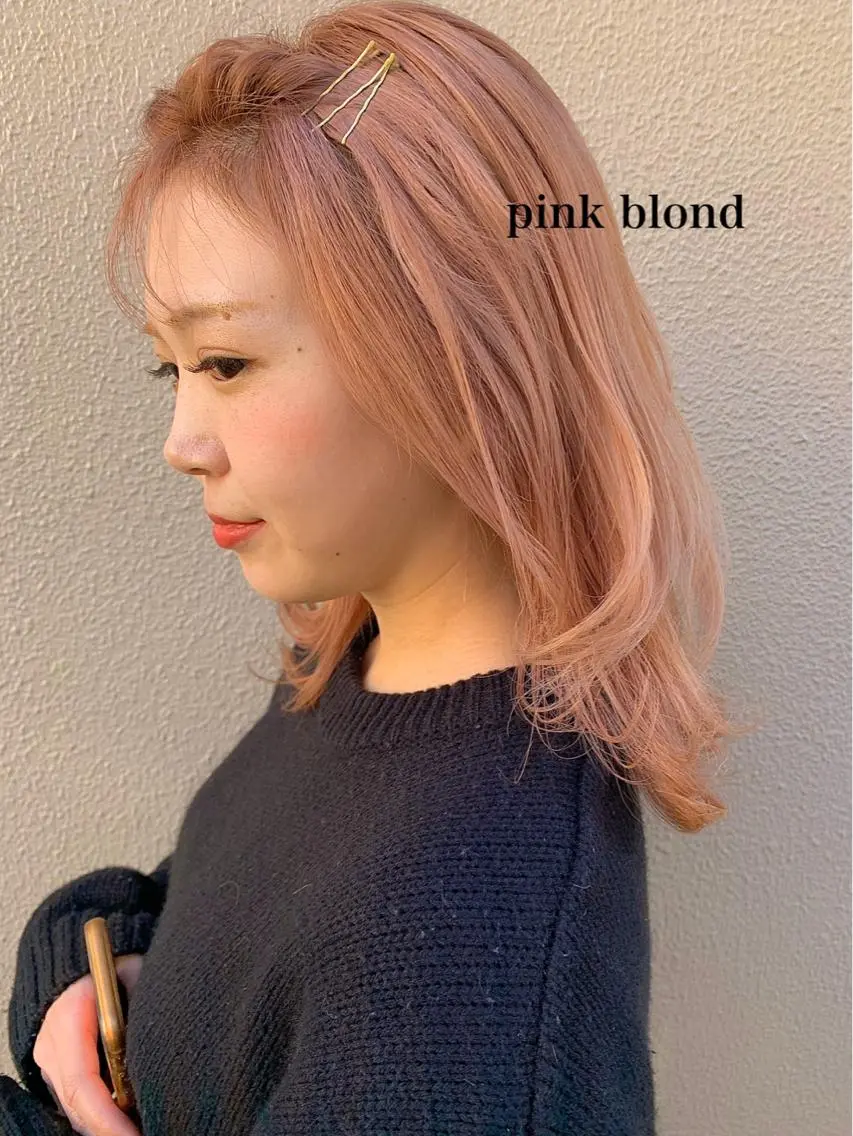 ミディアム カラー 透明感カラー👑 井上美乃里のヘアスタイル