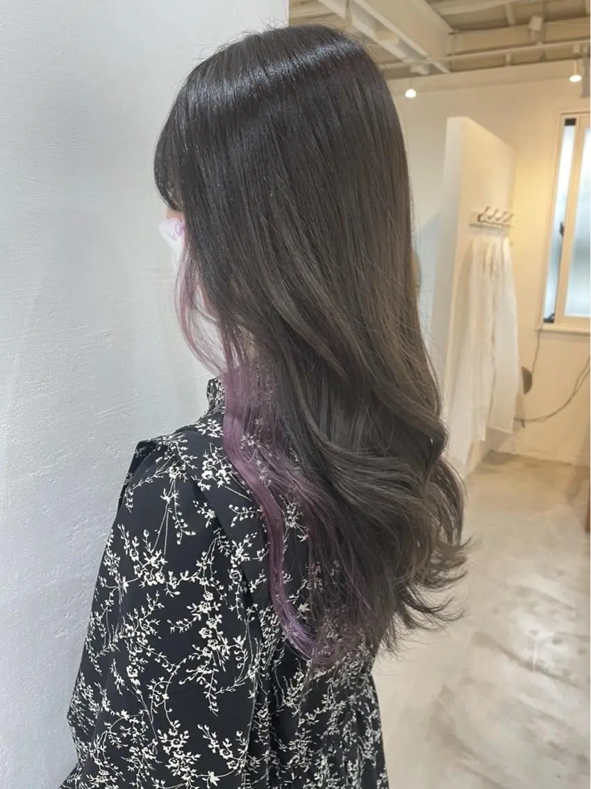 ロング ヘアカラー トリートメント ✂︎マンツーマン施術 ａｙｅ✂︎のヘアスタイル