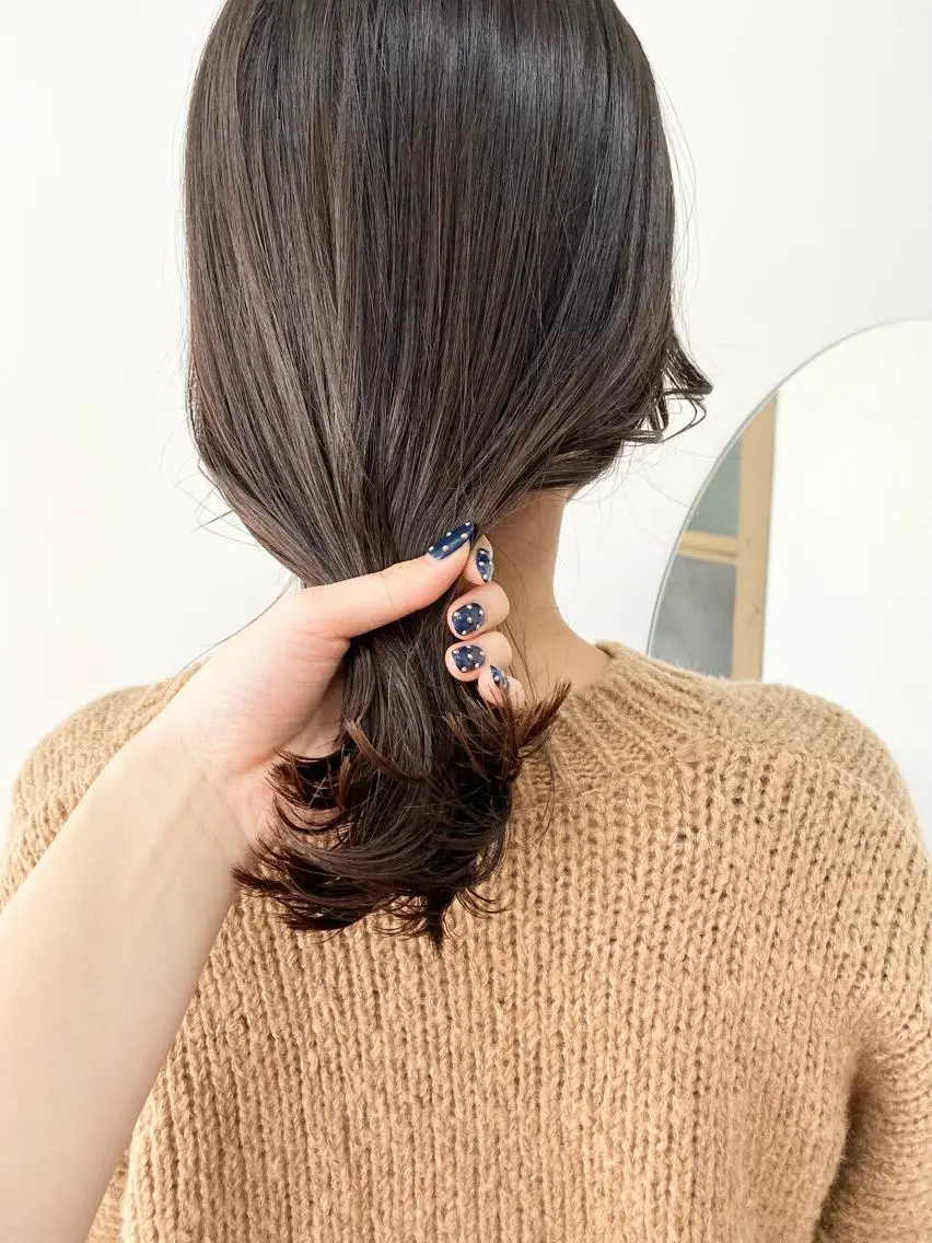 ミディアム カラー ヘアアレンジ ひなの .のその他イメージ