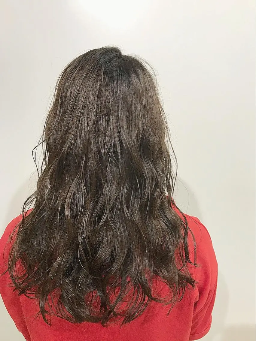 ロング カット 縮毛矯正 イメチェン☆丁寧接客 田中 優貴のヘアスタイル