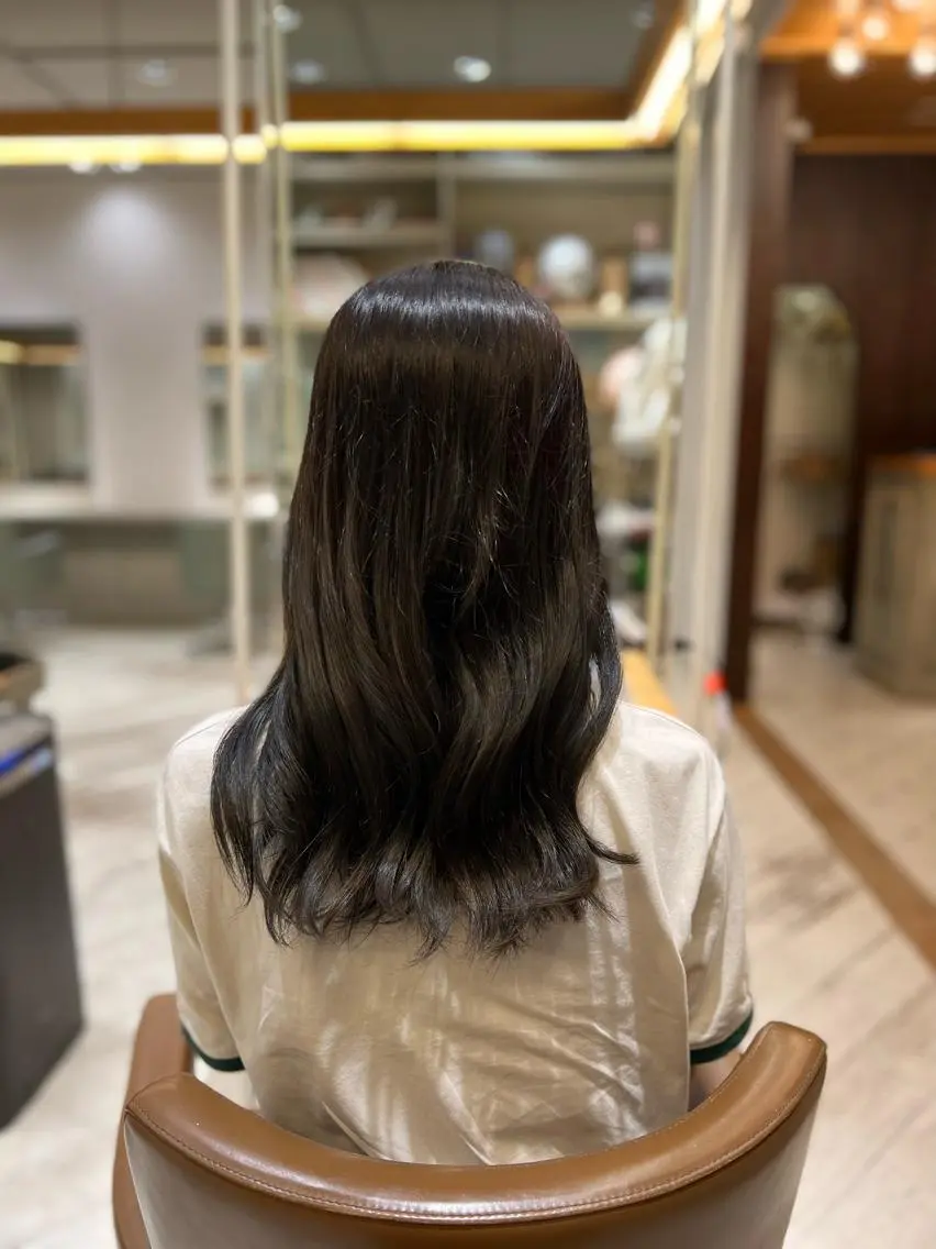 ロング カラー 透明感カラー 似合わせカット /宮本セナのヘアスタイル