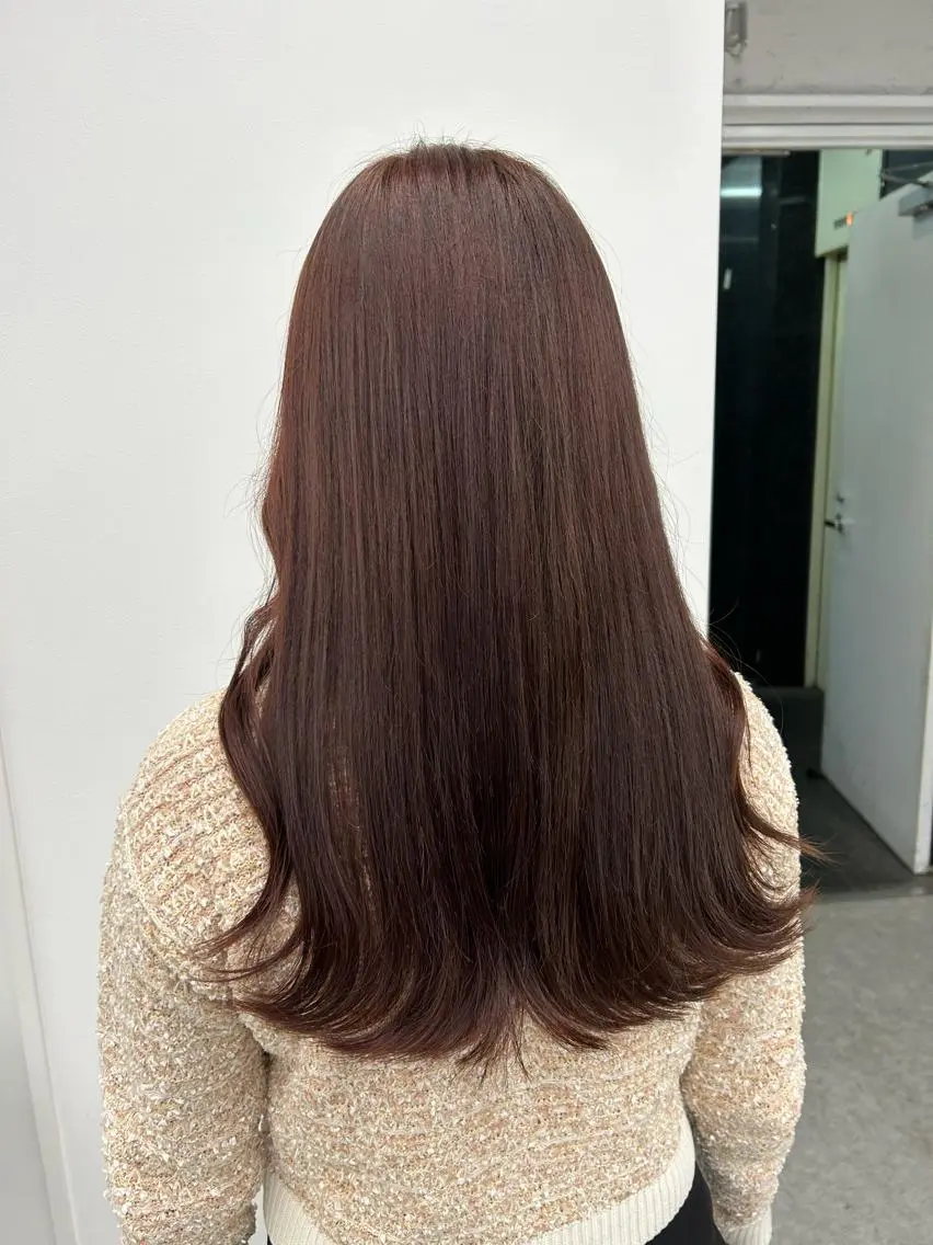 ロング カラー ヘアカラー 愛結 暖色カラー🎀🩰のヘアスタイル