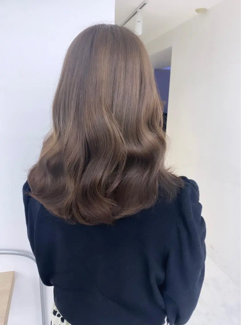 セミロング カラー TELA HAIR 石岡♡aikaのヘアスタイル