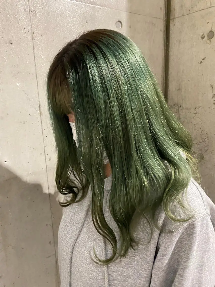 ロング カラー ブリーチ ヘアカラー Ayaka🩰🎀 ガーリー/暖色♡のヘアスタイル