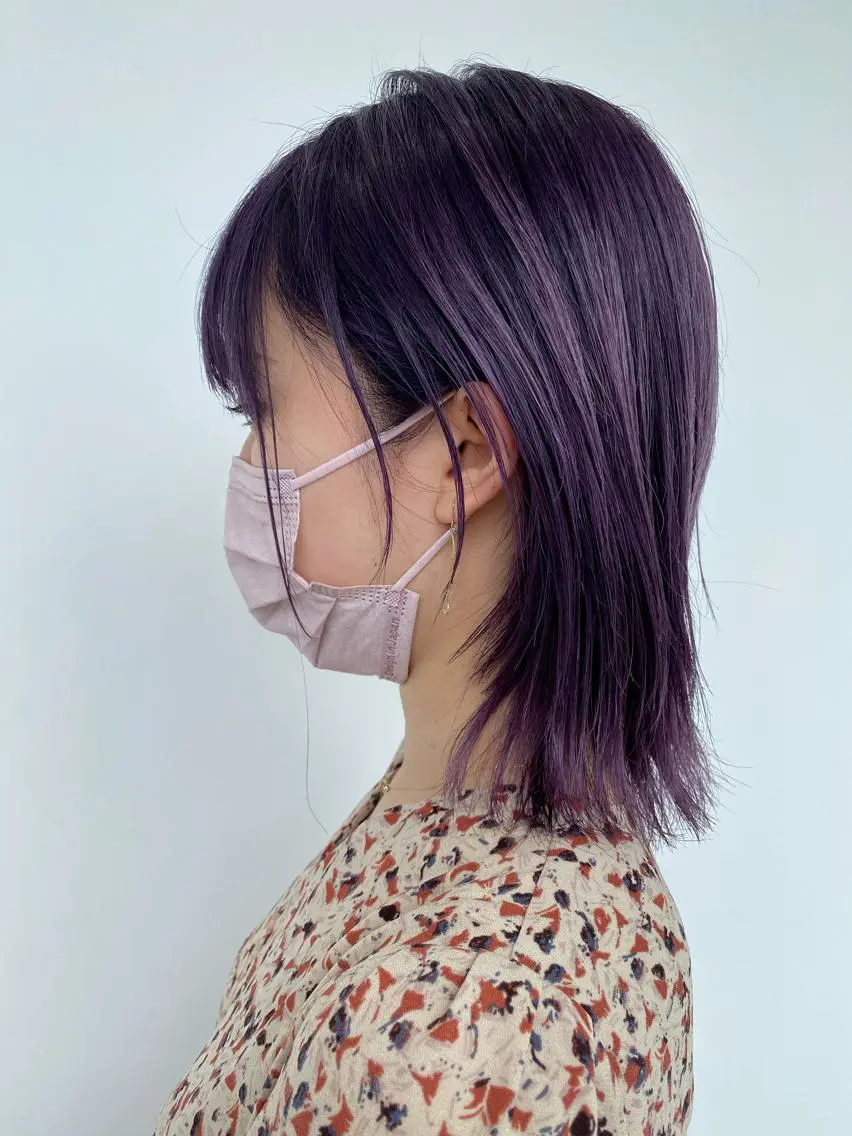 ミディアム 丸山 純奈のヘアスタイル