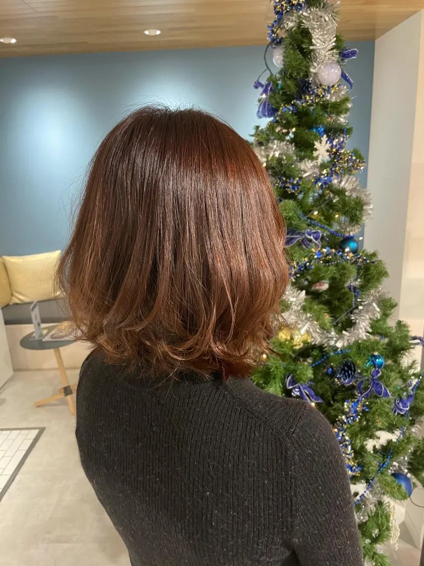 ショート カラー オレンジ 松本 翔吾のヘアスタイル