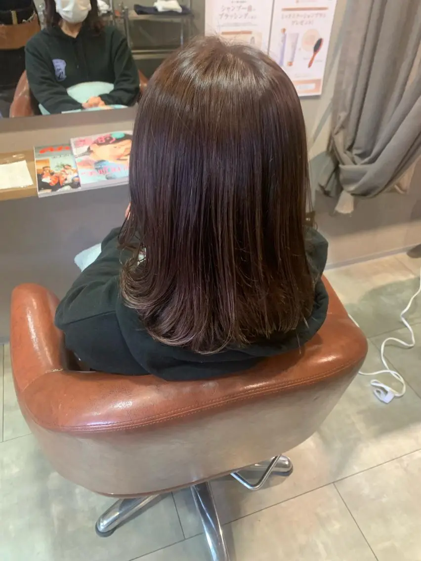 ミディアム レイヤーカット ⭐️似合わせ⭐️ ほかぞの りかのヘアスタイル