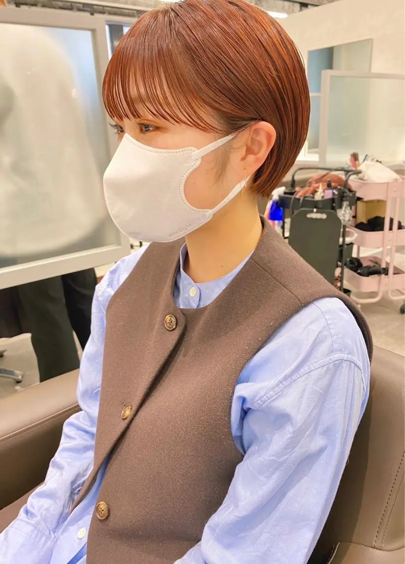 ショート サイドバング 細山田 りゅうせいのヘアスタイル