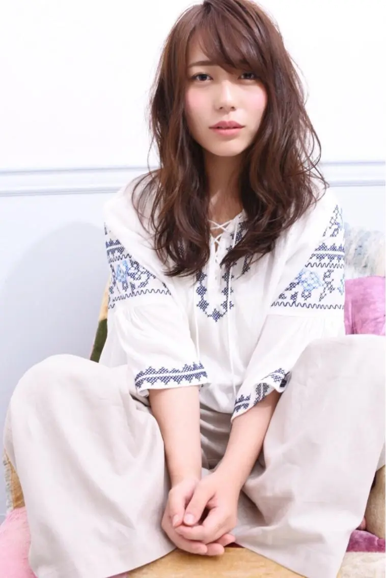 セミロング 中村 瑛秀のヘアスタイル