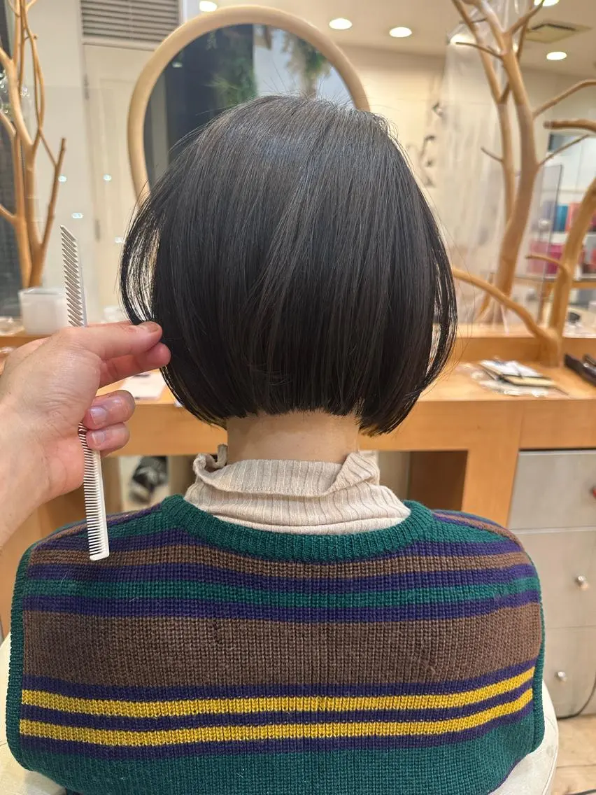 ショート カット 縮毛矯正 Gardenhair 小笠原 篤矢のヘアスタイル