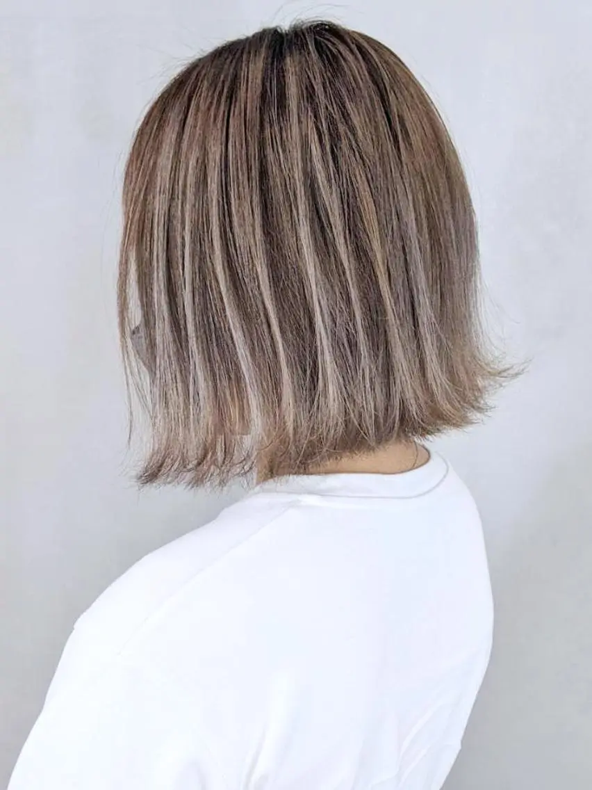 ミディアム カット ヘアカラー トリートメント ITbyALBUM 八王子店のヘアスタイル