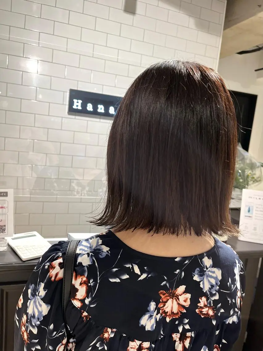 ミディアム カラー ✨艶髪✨ 奈須晴香のヘアスタイル