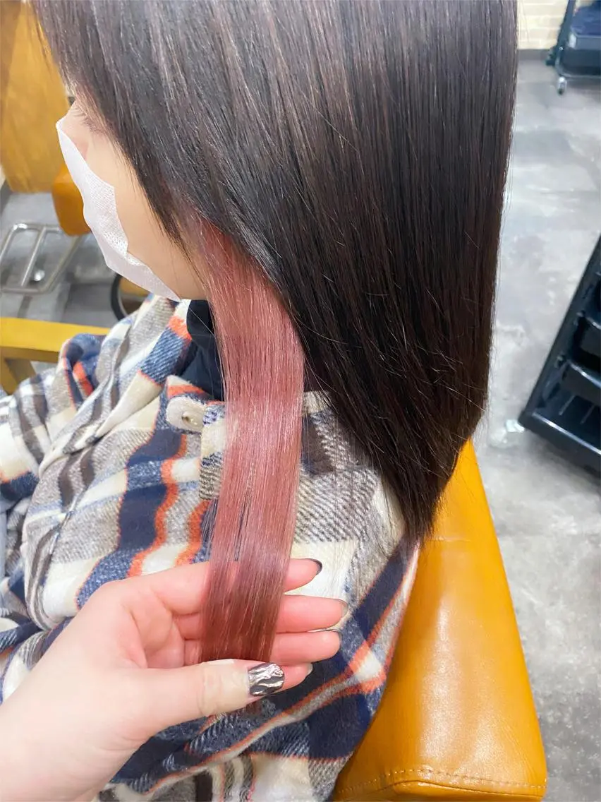ミディアム ヘアカラー トリートメント 美髪ヘア 🤍erikaのヘアスタイル