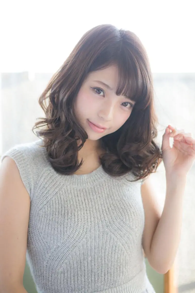 セミロング カット 縮毛矯正 トリートメント 【髪質改善×カラー】 QUALIS沓掛貴浩のヘアスタイル
