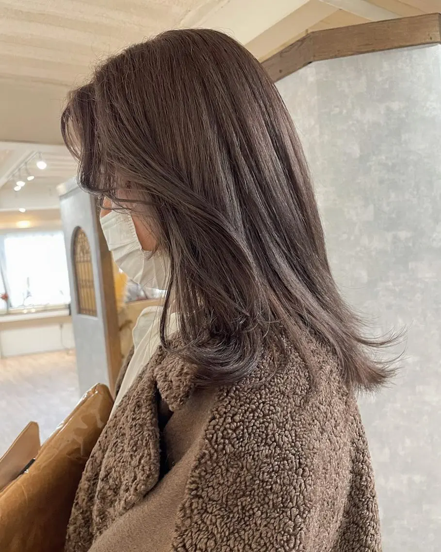 ミディアム カラー ヘアカラー sand🎀 Ricoのヘアスタイル