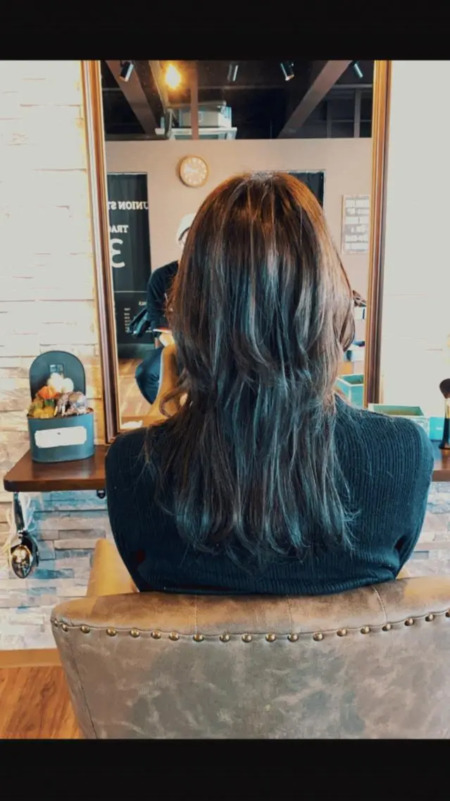 ロング カット トリートメント 藏本 剛史のヘアスタイル