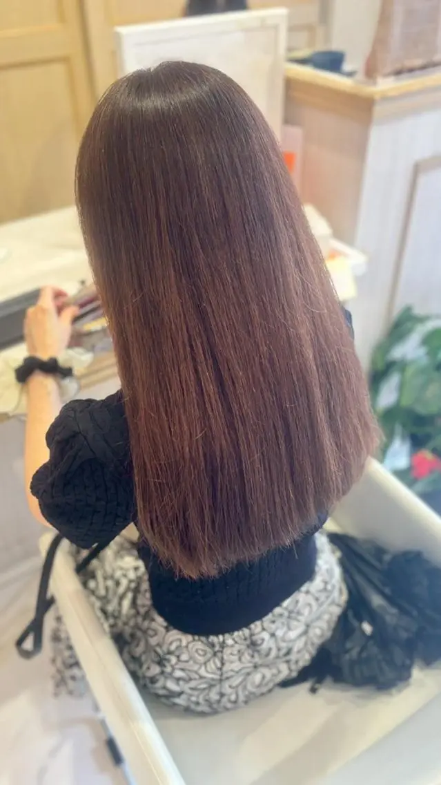 ロング カラー 髪質改善 トリートメント カット ヘアカラー トリートメント 髪質改善/艶髪/美髪 🌟三澤 凜子🌟のヘアスタイル