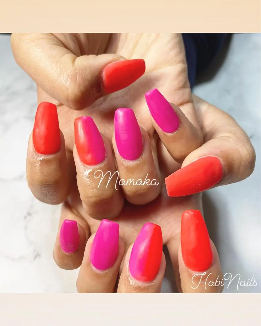 ネイル ワンカラーネイル Momo nailsalonのネイルデザイン