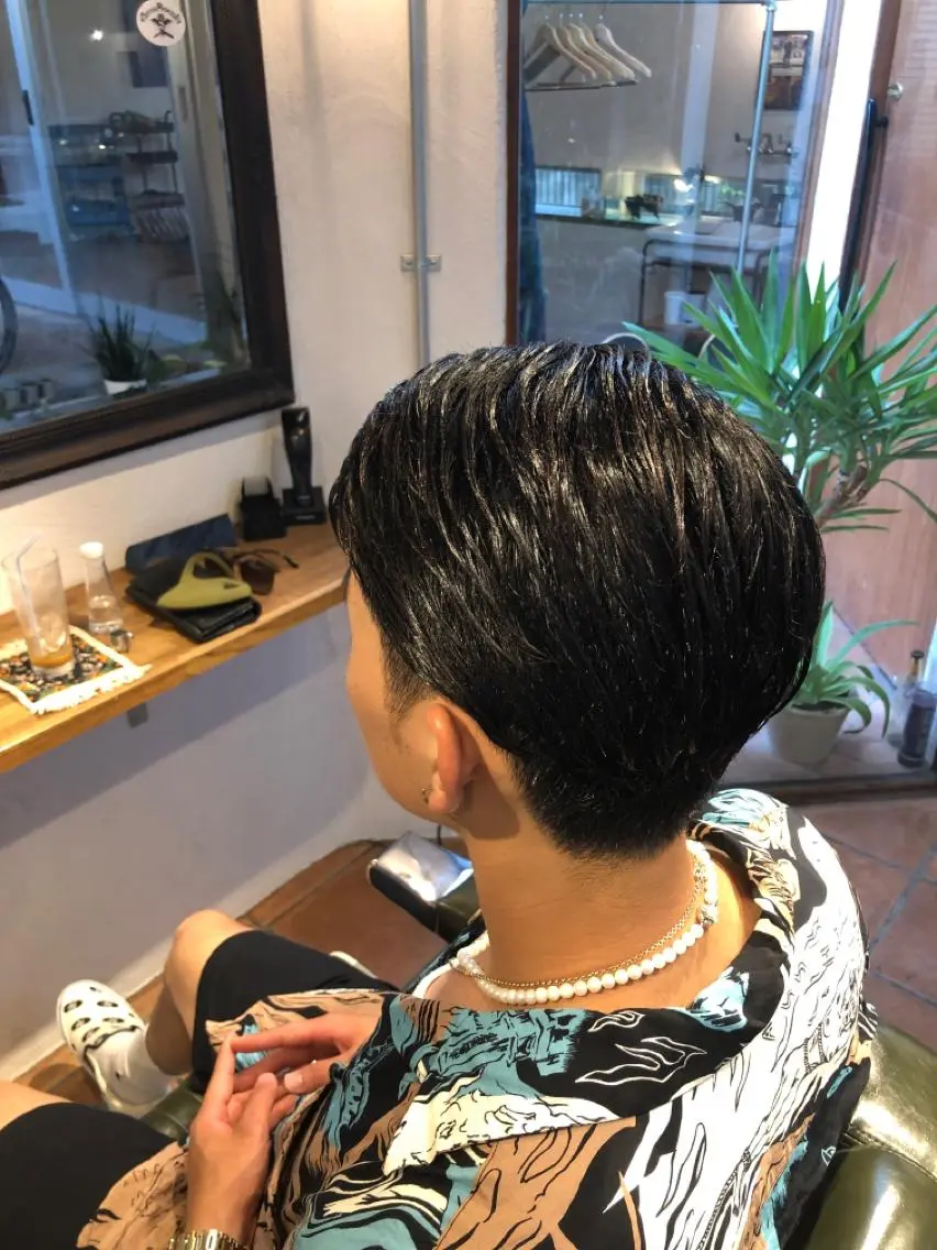 ショート メンズ カット 冨士川 英樹のヘアスタイル