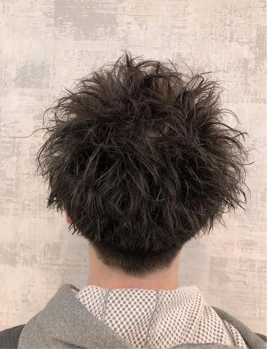 ショート パーマ メンズ 北脇 健治のヘアスタイル
