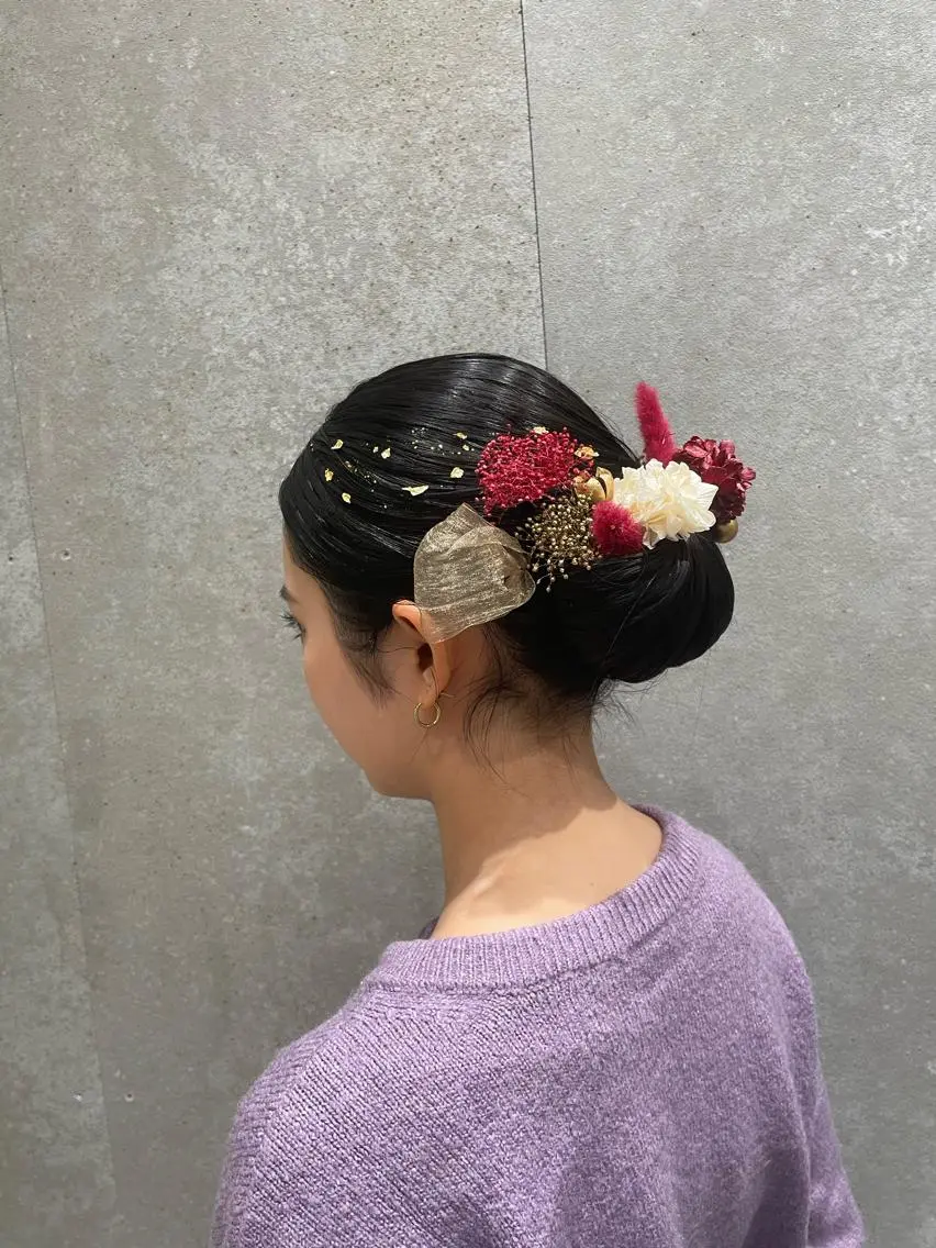 ヘアアレンジ 成人式 kana .のヘアスタイル