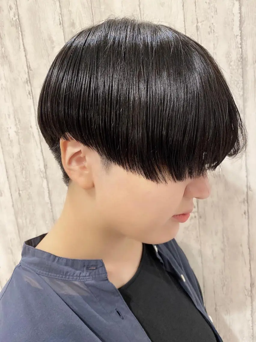 ショート ショートヘア カット トリートメント ⭐️⭐️縮毛矯正の スペシャリスト松本✨のヘアスタイル