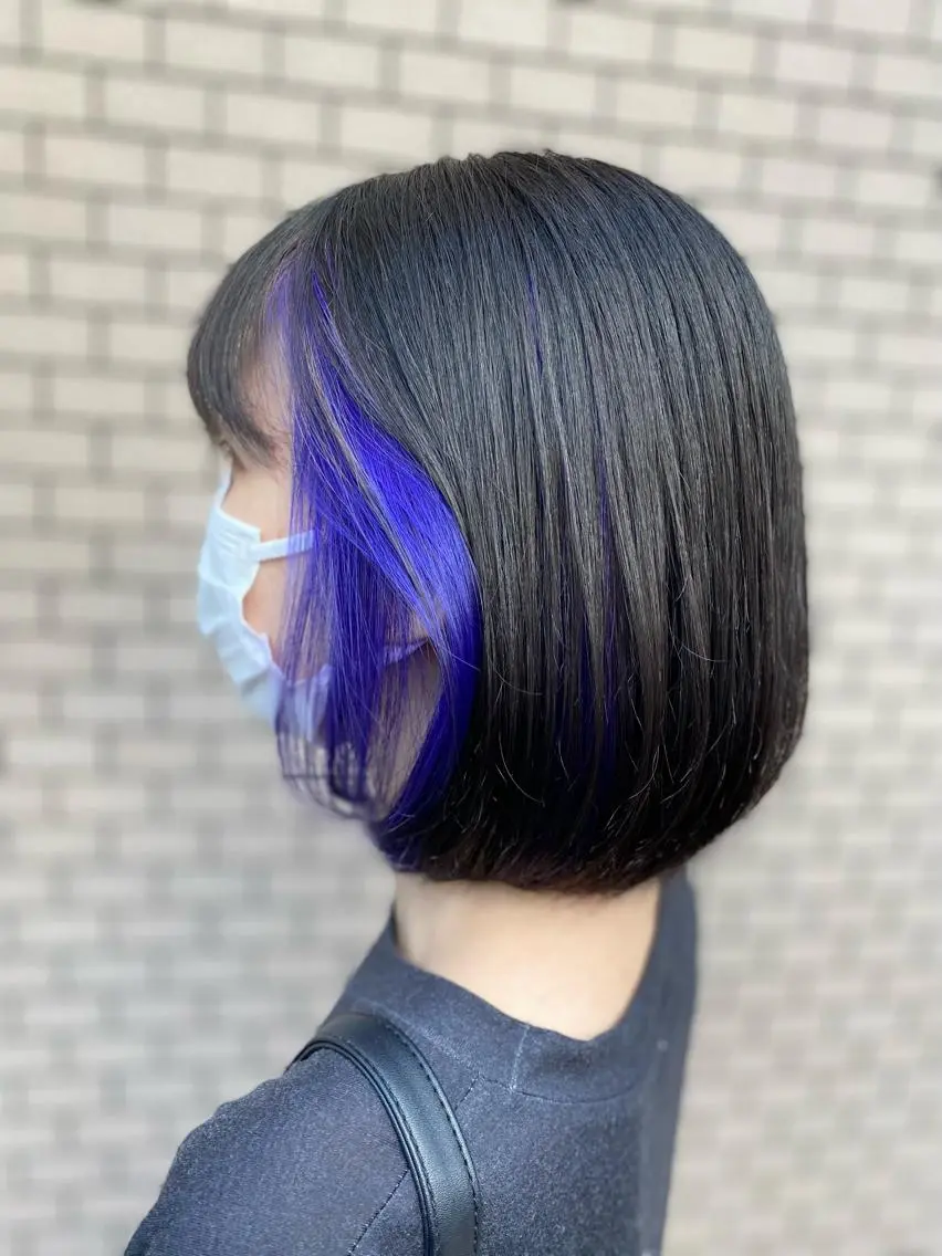 ミディアム カラー 岡本 拓朗のヘアスタイル