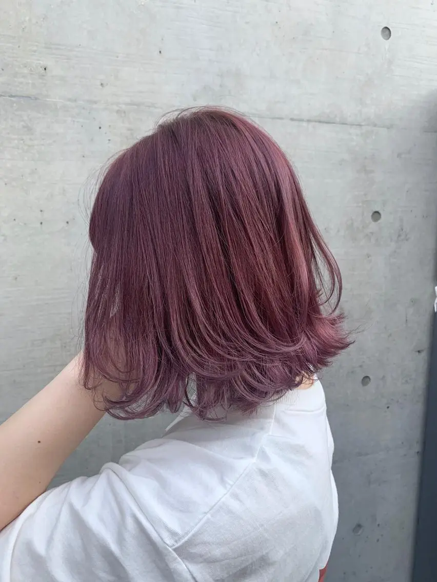 ショート カラー 色落ちまでキレイに！ ！女性サロンのヘアスタイル