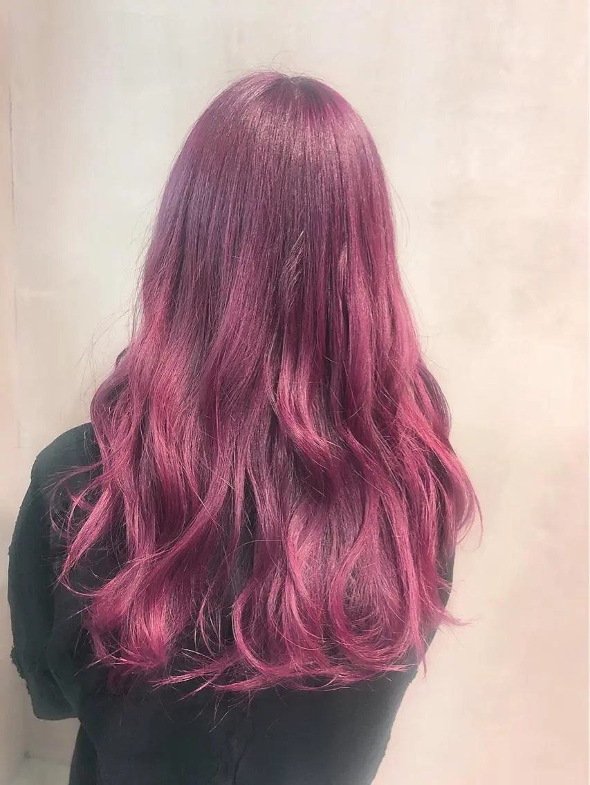 セミロング カラー ヘアアレンジ ヘアカラー トリートメント ヘアセット TOKI /透明感/原宿のヘアスタイル