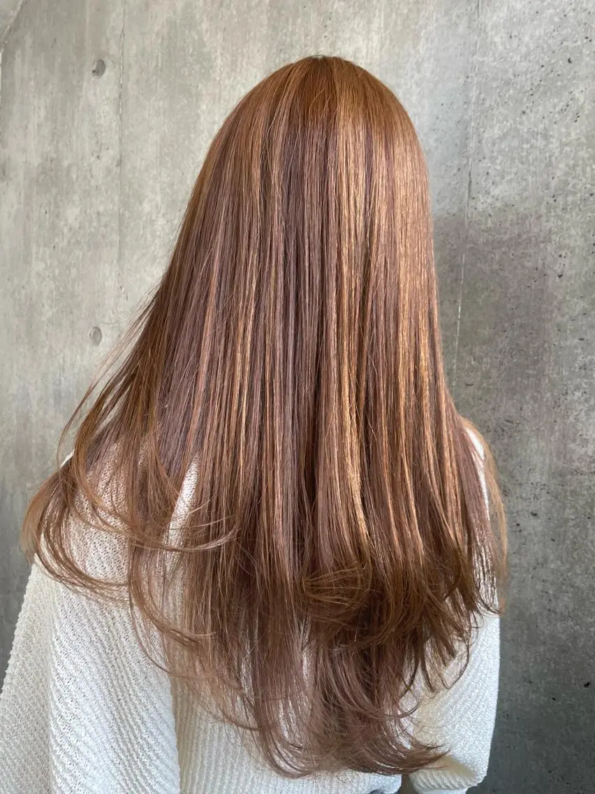 ロング カラー もりたみかこ 美容師お休み中のヘアスタイル