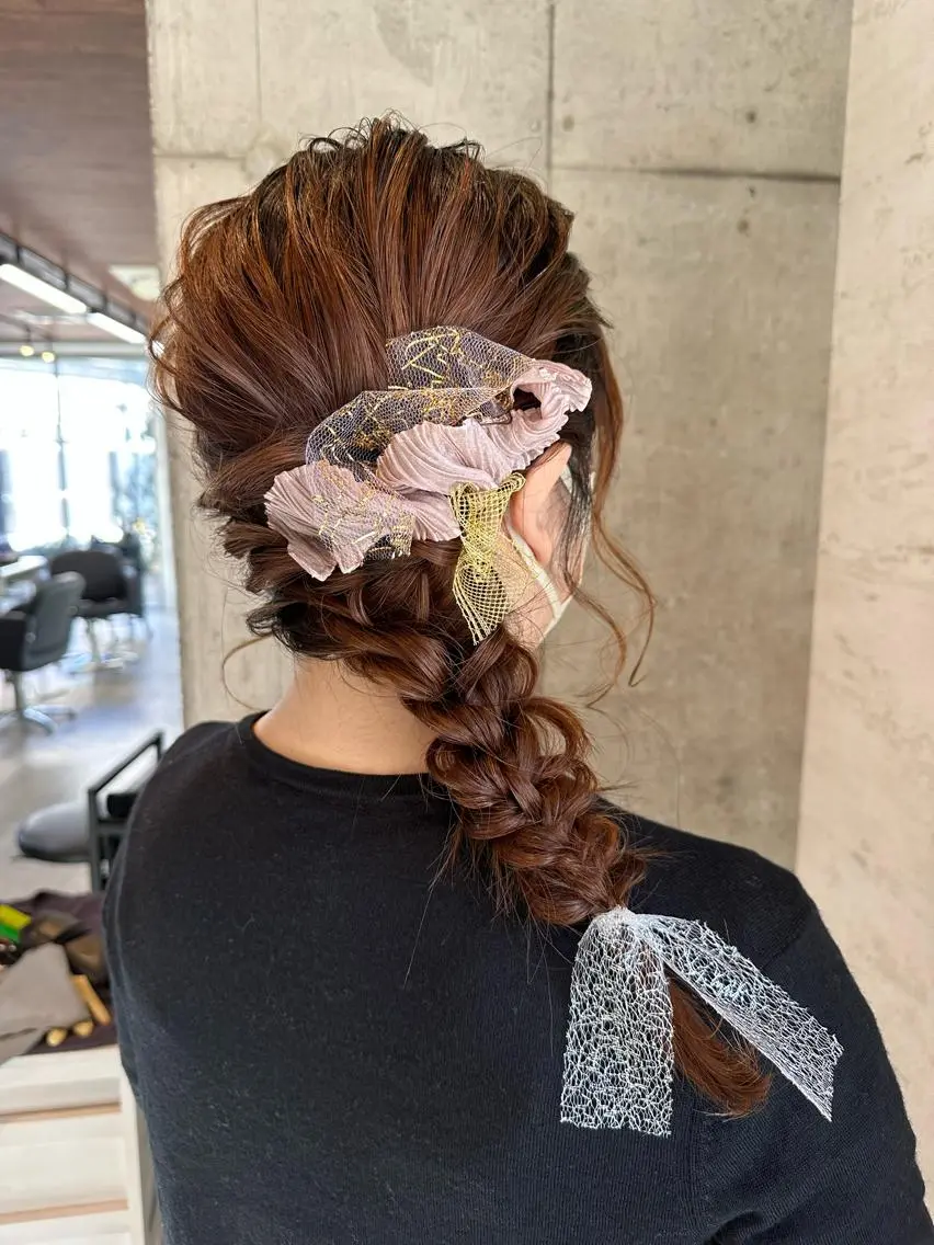 ロング ヘアアレンジ 🎀ヘアセット/艶髪 /はやしほのか🎀のヘアスタイル