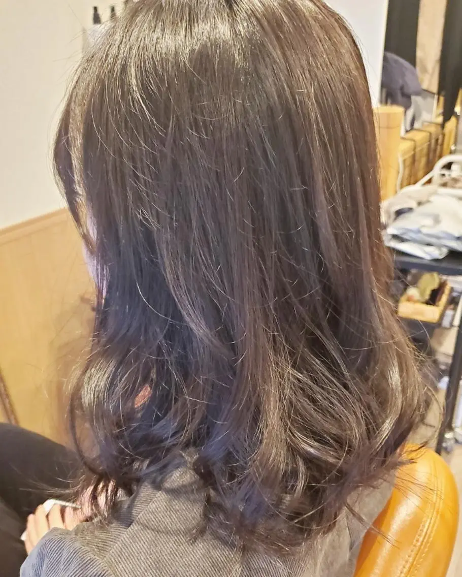 セミロング 外国人風カラー トリートメント カット トリートメント spa hair  ark 富井直美のヘアスタイル