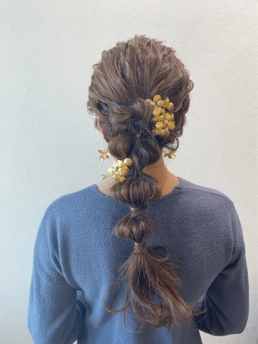 ロング ヘアアレンジ 大平 美沙のヘアスタイル