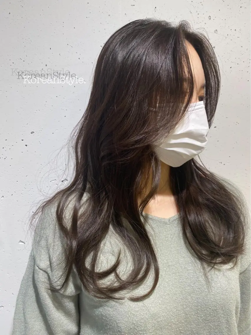 セミロング パーマ セミロングパーマ 韓国風ヘア 韓・中華美女ヘア 🇰🇷×🇨🇳のヘアスタイル