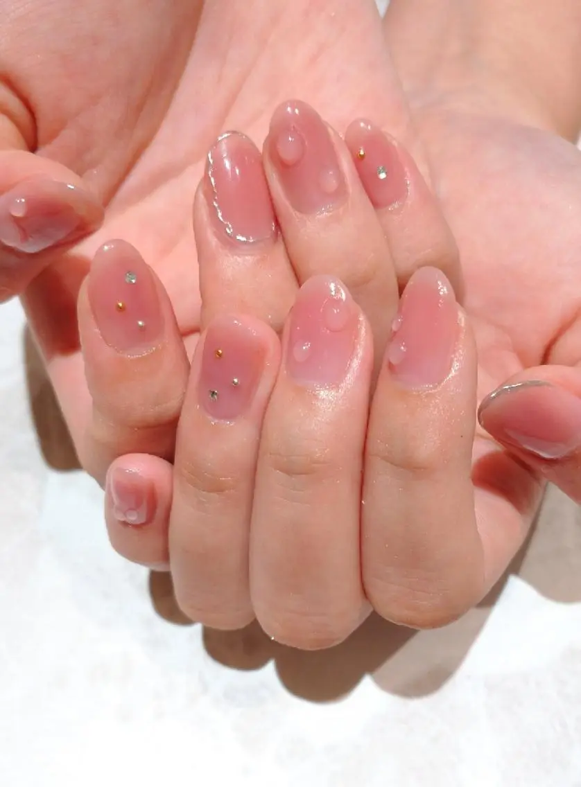 ネイル 持ち込み ハンドネイル 會田 瑠衣のネイルデザイン